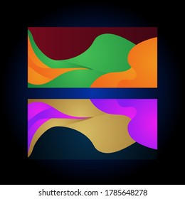 Modern Colorful geometric gradient abstract background Dynamic shapes composition