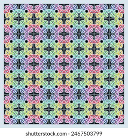 Modern colorful geometric pattern background