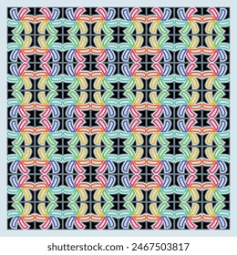 Fondo de patrón geométrico colorido moderno
