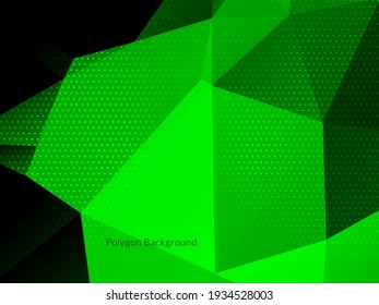 Vector de fondo de polígono geométrico de color moderno