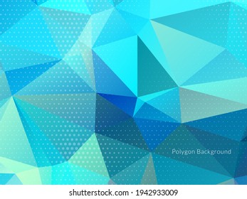Vector de fondo de polígono geométrico de color moderno