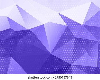Vector de fondo de polígono geométrico de color moderno