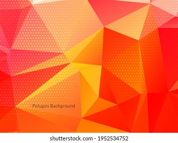 Vector de fondo de polígono geométrico de color moderno