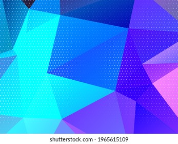 Vector de fondo de polígono geométrico de color moderno