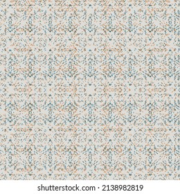 Modern colorful geometric texture repeat pattern. Grunge textured background.