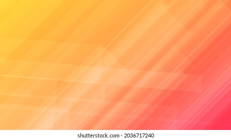 Modern colorful gradient background with crossing lines. Orange geometric abstract presentation backdrop. Vector illustration