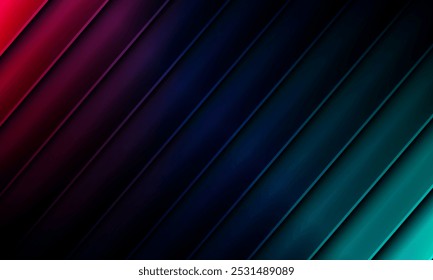Fondo colorido moderno del gradiente con el modelo rayado diagonal