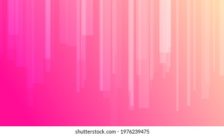 Modern colorful gradient background with lines. Pink geometric abstract presentation backdrop. Vector illustration