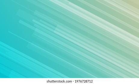 Modern colorful gradient background with lines. Green geometric abstract presentation backdrop. Vector illustration