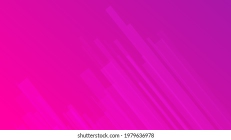 Modern colorful gradient background with lines. Pink geometric abstract presentation backdrop. Vector illustration