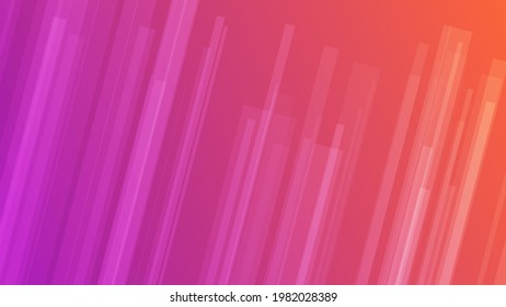 Fondo de degradado colorido moderno con líneas. Fondo de presentación abstracta geométrica roja. Ilustración del vector