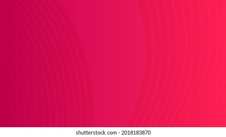 Modern colorful gradient background with lines. Red geometric abstract presentation backdrop. Vector illustration