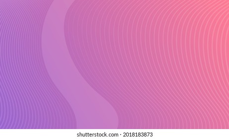 Modern colorful gradient background with lines. Velvet geometric abstract presentation backdrop. Vector illustration
