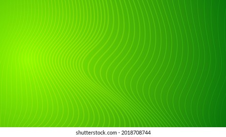Modern colorful gradient background with lines. Green geometric abstract presentation backdrop. Vector illustration