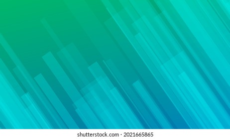 Modern colorful gradient background with lines. Green geometric abstract presentation backdrop. Vector illustration