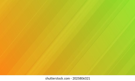 Modern colorful gradient background with lines. Yellow geometric abstract presentation backdrop. Vector illustration