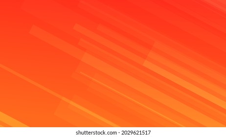 Modern colorful gradient background with lines. Orange geometric abstract presentation backdrop. Vector illustration