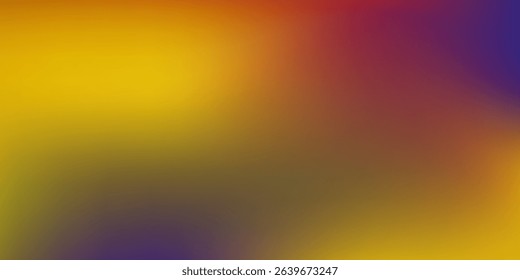 Modern colorful gradient background showcasing a smooth blend of warm and cool hues, creating an energetic abstract simple art