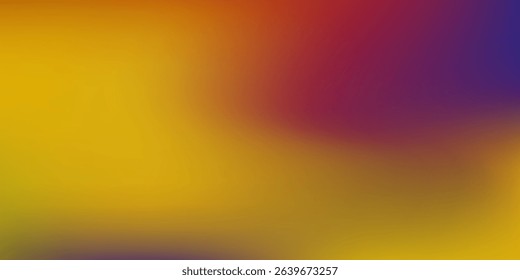 Modern colorful gradient background showcasing a smooth blend of warm and cool hues, creating an energetic abstract simple art modern