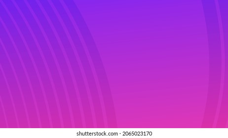 Modern colorful gradient background with wave lines. Purple geometric abstract presentation backdrop. Vector illustration
