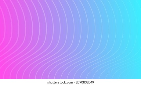 Modern colorful gradient background and wave lines  Colorful geometric abstract presentation backdrop  Vector illustration