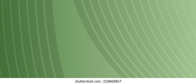 Fondo de degradado colorido moderno con líneas onduladas. Fondo de presentación abstracta geométrica verde. Ilustración del vector