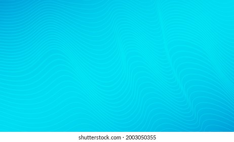 Fondo de degradado colorido moderno con líneas onduladas. Fondo de presentación abstracta geométrica azul. Ilustración del vector