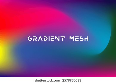 Modern colorful gradient background.abstract wave mesh background