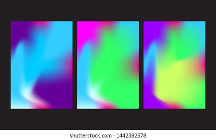 Modern colorful gradient mesh cover for brochure, leaflet, flyer, cover, catalog in A4 size vector with Colored fluid graphic composition illustration