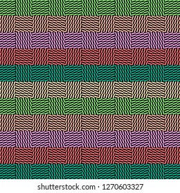 modern colorful green, pink, red, geometric repeating pattern. elegant design for textile, fabric, background, wallpaper, backdrop, surface templates, poster and banner. pattern swatch at eps. file