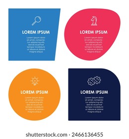 Modern Colorful Infographic Steps Banner