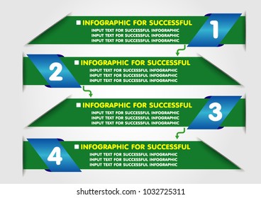 modern colorful infographic vector 