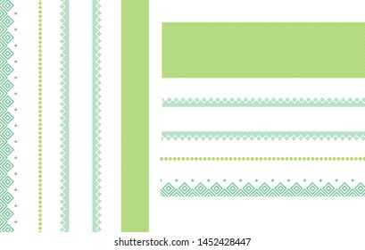 Modern colorful Italian food menu elements. Simple geometrical squares design with green and yellow colors. sketch artwork pattern layout with symbols, traditional pattern margin, diamond shaped frame