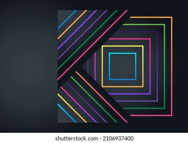 Modern colorful line pattern abstract background. Suit for business, corporate, institution, party, festive, seminar