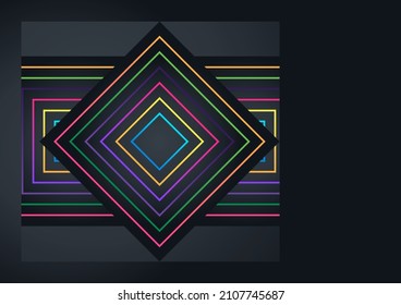 Modern colorful line pattern abstract background. Suit for business, corporate, institution, party, festive, seminar, and talks.
