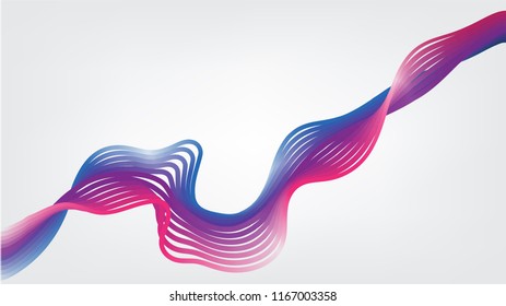 Modern colorful lines background. ( vector )