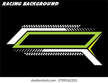Modern colorful lines vector, text box background design, 3d racing concept.