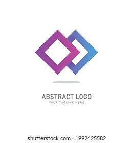 Modern colorful logo design template