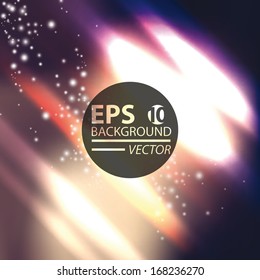 Modern colorful Neon abstract lines design background vector.