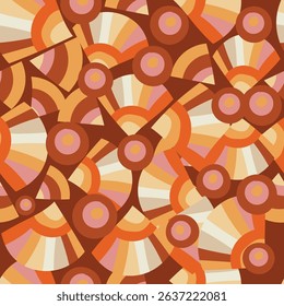 Modern colorful pattern. Cute botanical abstract contemporary seamless pattern. 