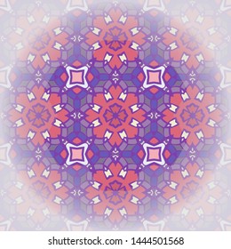 Modern colorful  pattern for textile and design in red and blue. Home  decor, interior design, cloth design.