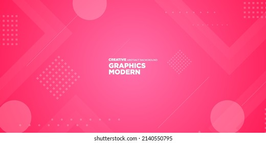 Modern colorful pink gradient background with dynamic wave shapes. Abstract template and modern stylish texture. Eps10 vector illustration