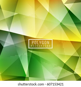 Modern colorful polygon background
