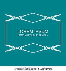 Modern, colorful, premium title calligraphic and typographic badge design element. Easy customize of the text.