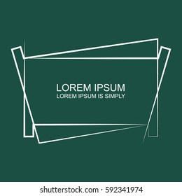 Modern, colorful, premium title calligraphic and typographic badge design element. Easy customize of the text.
