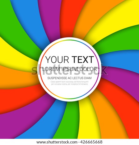 modern colorful rainbow background vector illustration のベクター