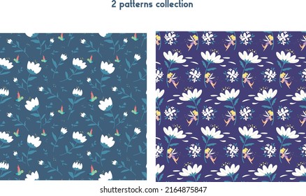 Modern colorful seamless geometric pattern with falling leaves on pale yellow background. Abstract autumn vector for wallpaper, wrapping paper, home décor and fashion fabrics isometric in white back.