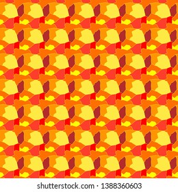 Modern colorful seamless pattern with graphic lines and absract ornaments.