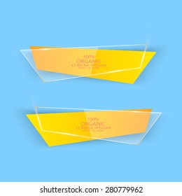 Modern Colorful Set Of Vector Banners  For Your Design.