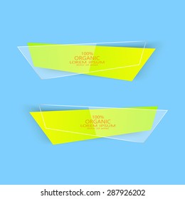 Modern Colorful Set Of Vector Banners For Your Design